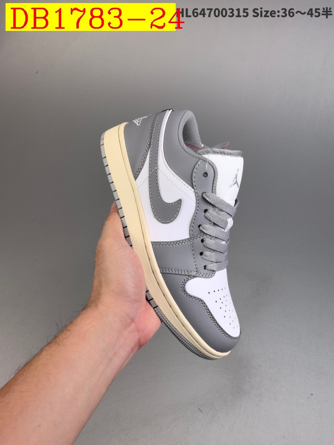 38$ dh Nike Air Jordan 1 Low Half size 36-45 51241023686 DB1783 gallery