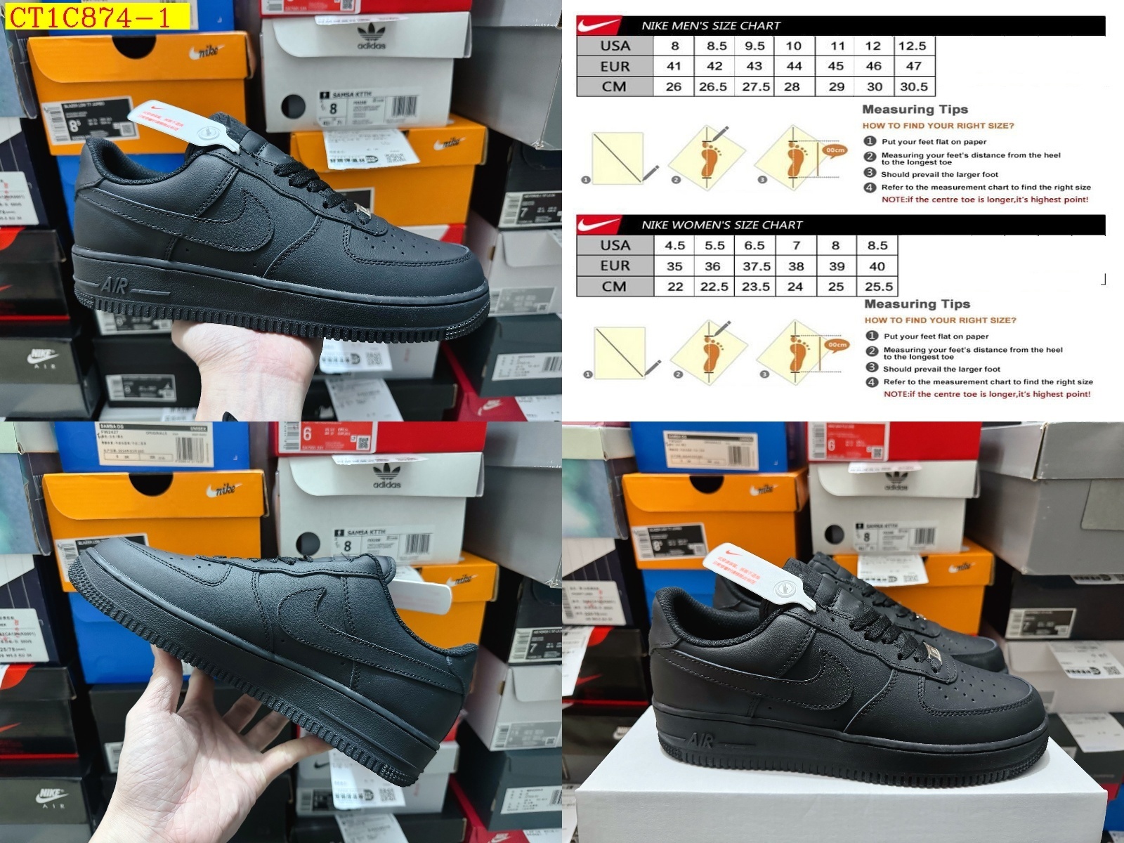 38$ dh Nike air force 1 size 36-45 51231023688 CT1C874 gallery