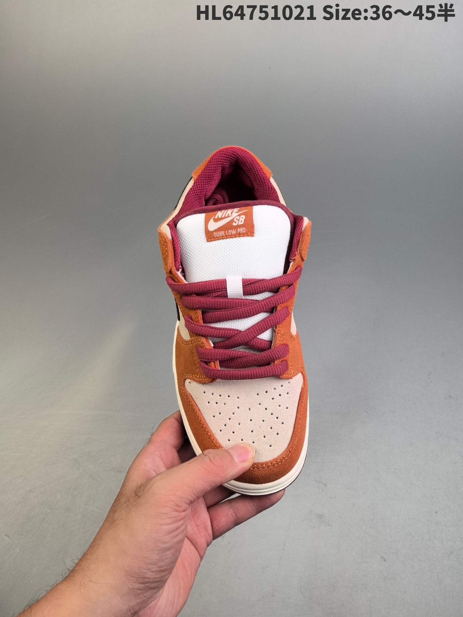 38$ new_dh Nike SB Dunk Low Russet Cedar size 35-45 91653023469 DB918 gallery