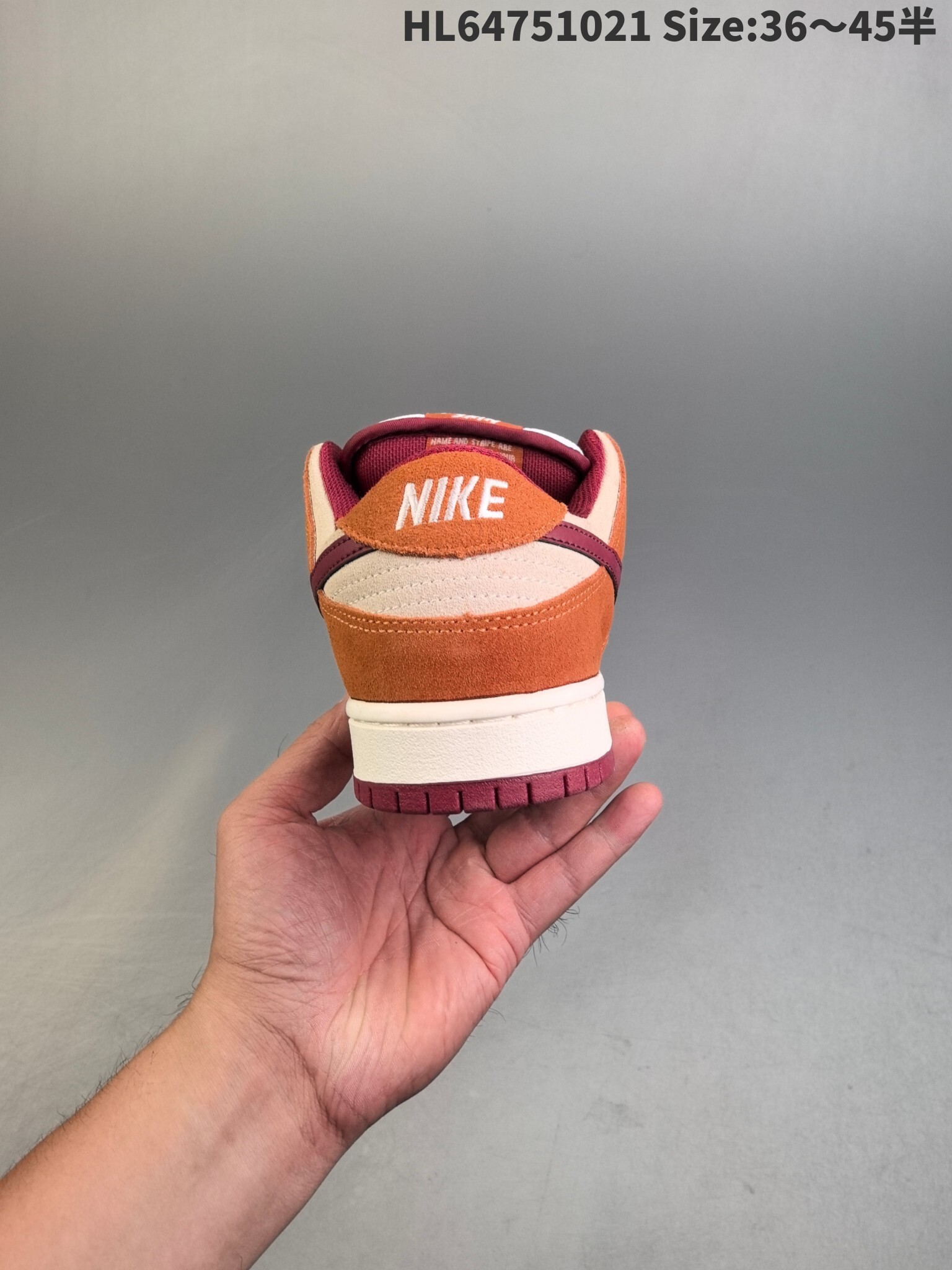 38$ new_dh Nike SB Dunk Low Russet Cedar size 35-45 91653023469 DB918 gallery