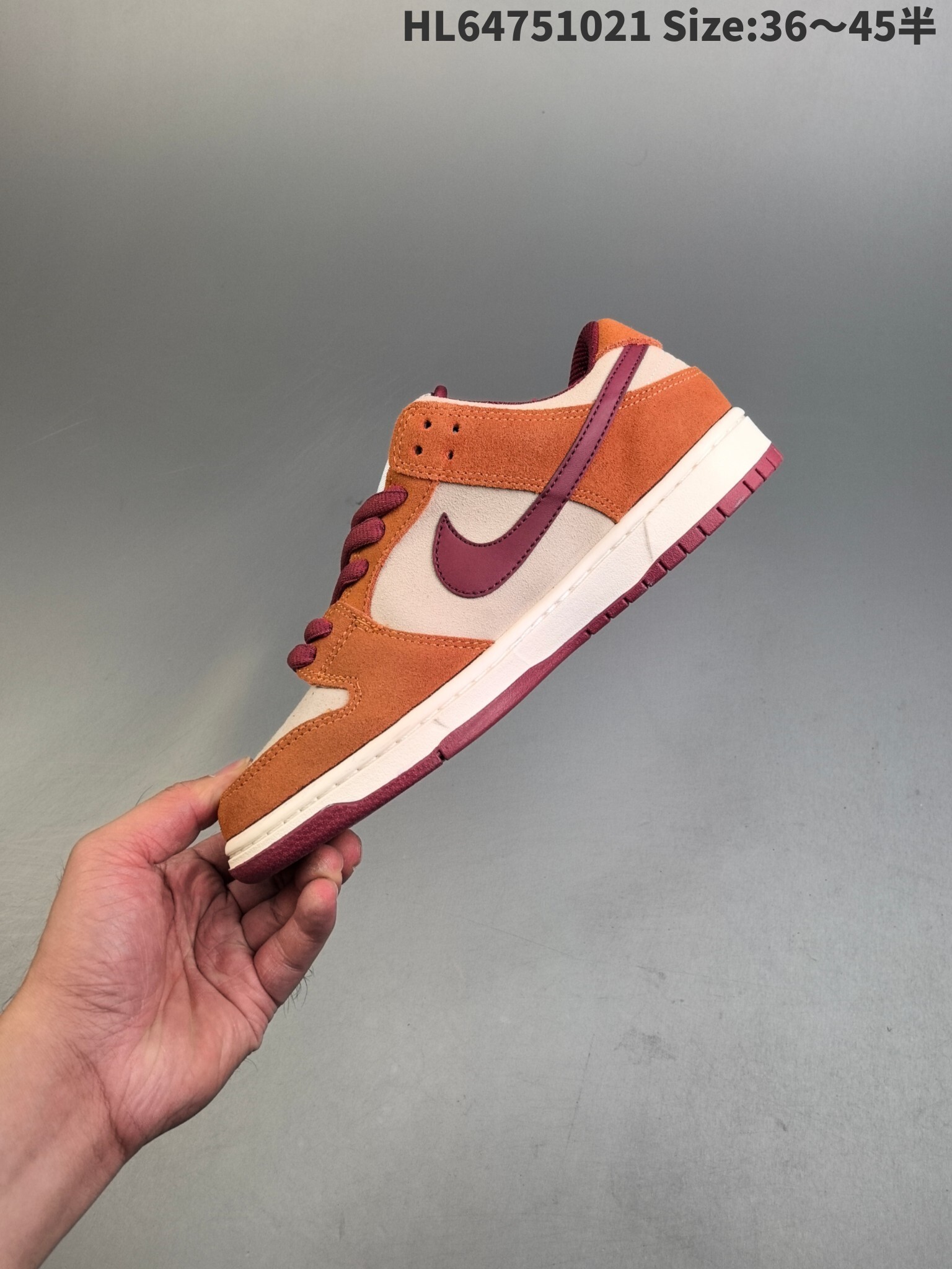 38$ new_dh Nike SB Dunk Low Russet Cedar size 35-45 91653023469 DB918 gallery