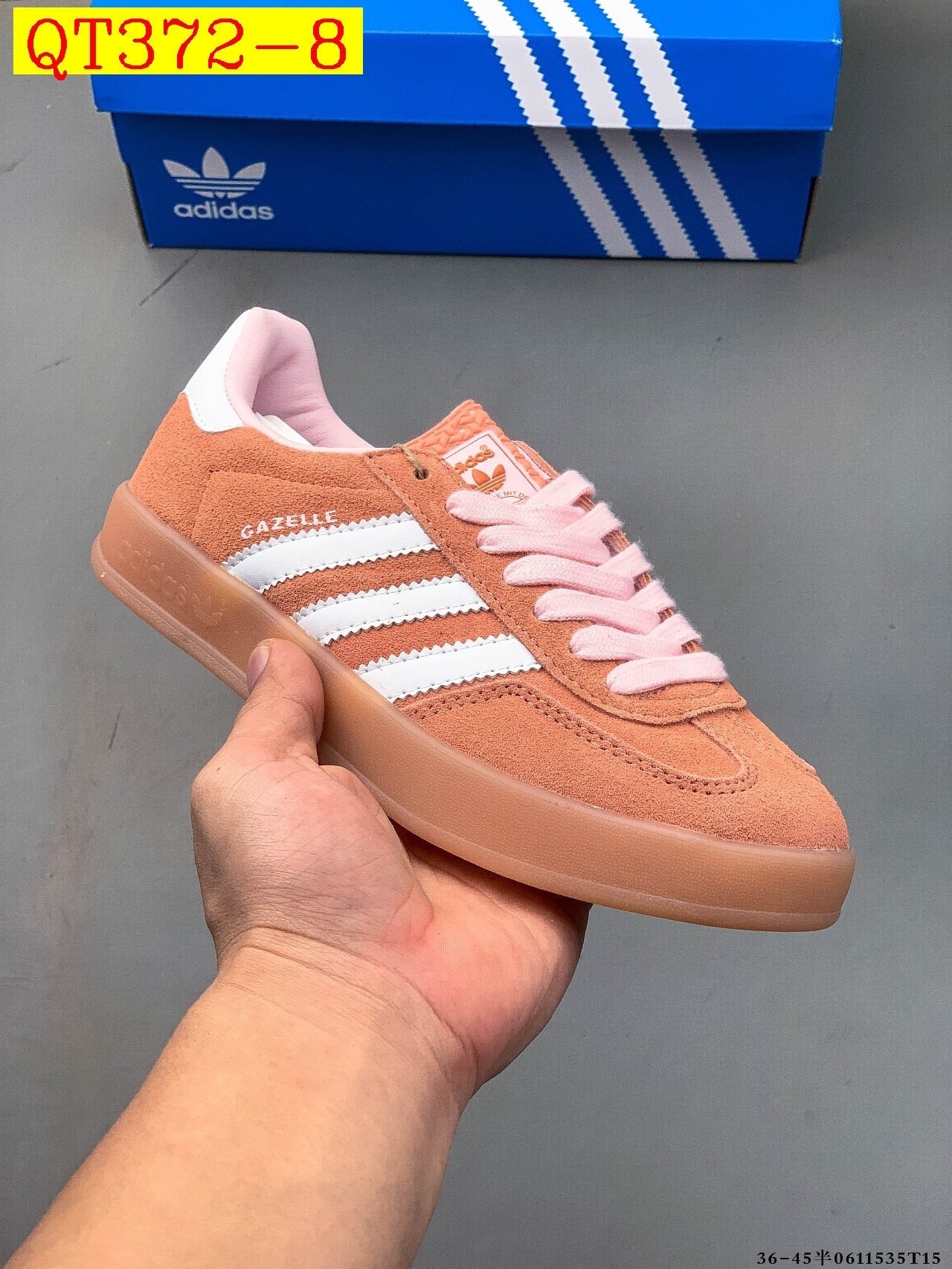 39$ Adidas Gazelle size 36-45 half 717580 QT372 gallery