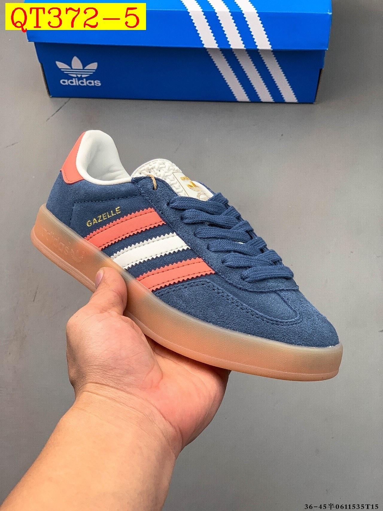 39$ Adidas Gazelle size 36-45 half 717580 QT372 gallery