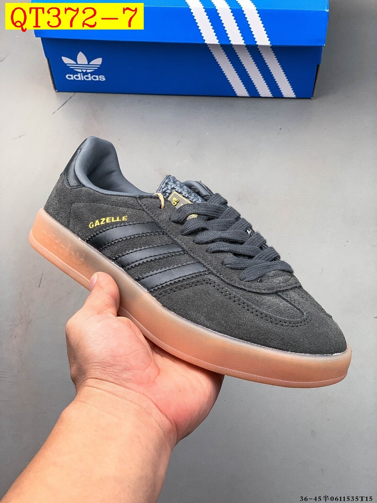 39$ Adidas Gazelle size 36-45 half 717580 QT372 gallery