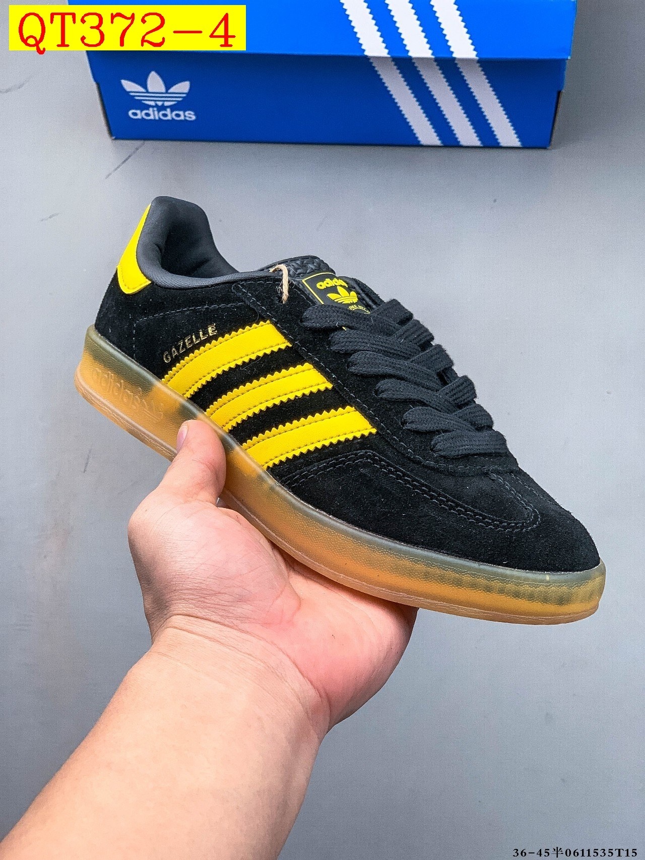 39$ Adidas Gazelle size 36-45 half 717580 QT372 gallery
