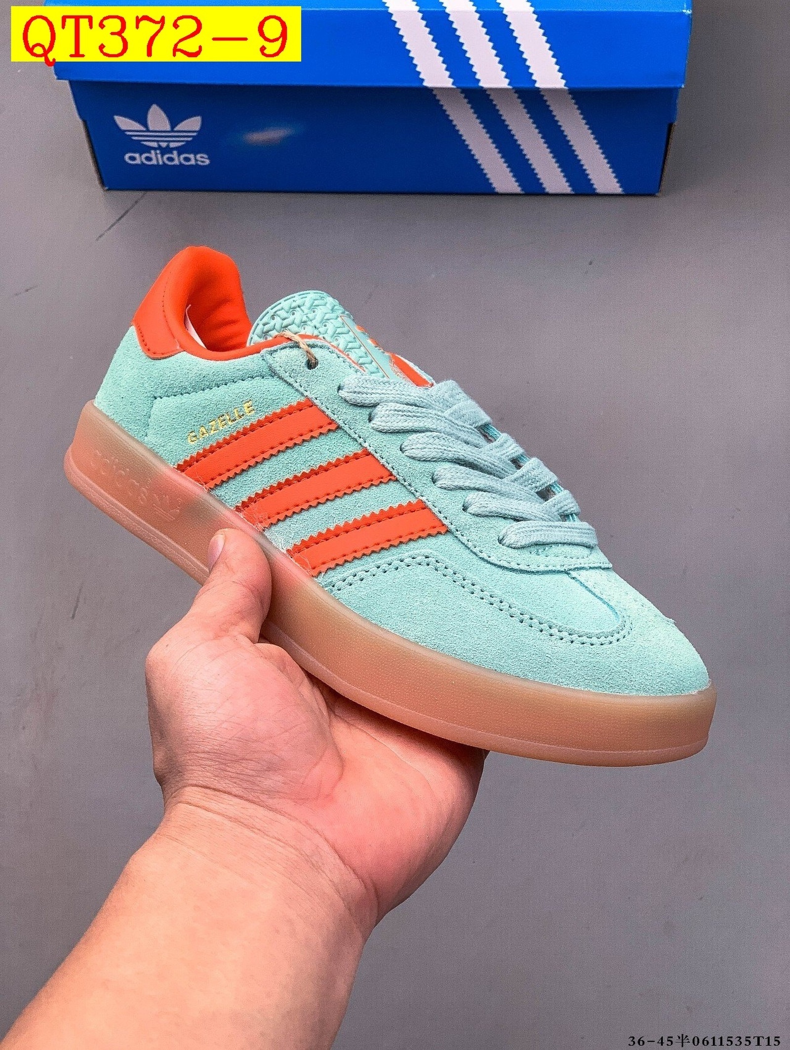 39$ Adidas Gazelle size 36-45 half 717580 QT372 gallery