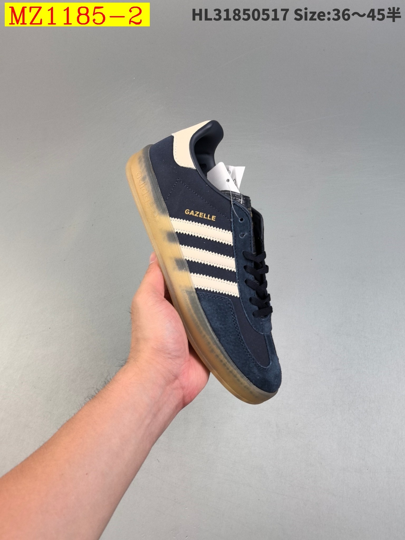 39$ Adidas Originals Gazelle color 1-18 size 36-45 half 818730 MZ1185 gallery