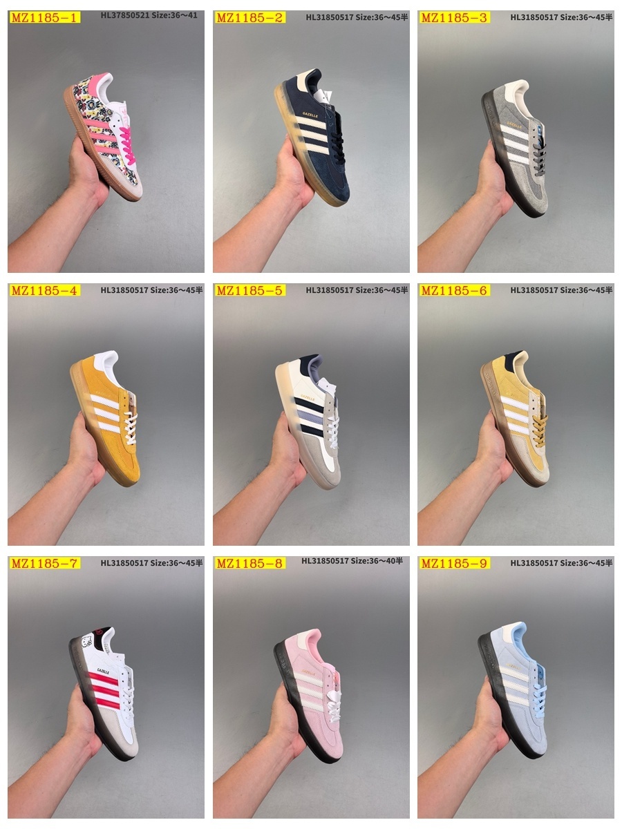 39$ Adidas Originals Gazelle color 1-18 size 36-45 half 818730 MZ1185 gallery