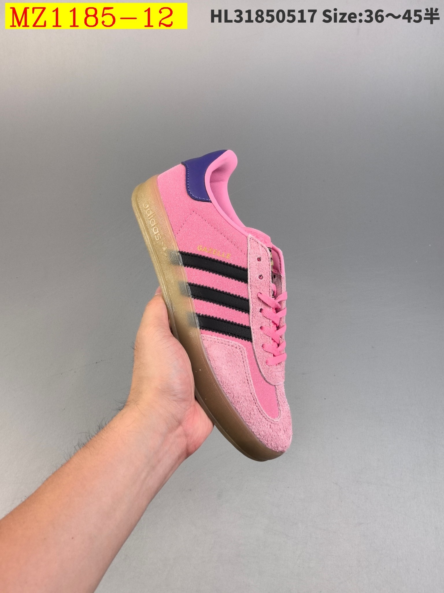 39$ Adidas Originals Gazelle color 1-18 size 36-45 half 818730 MZ1185 gallery
