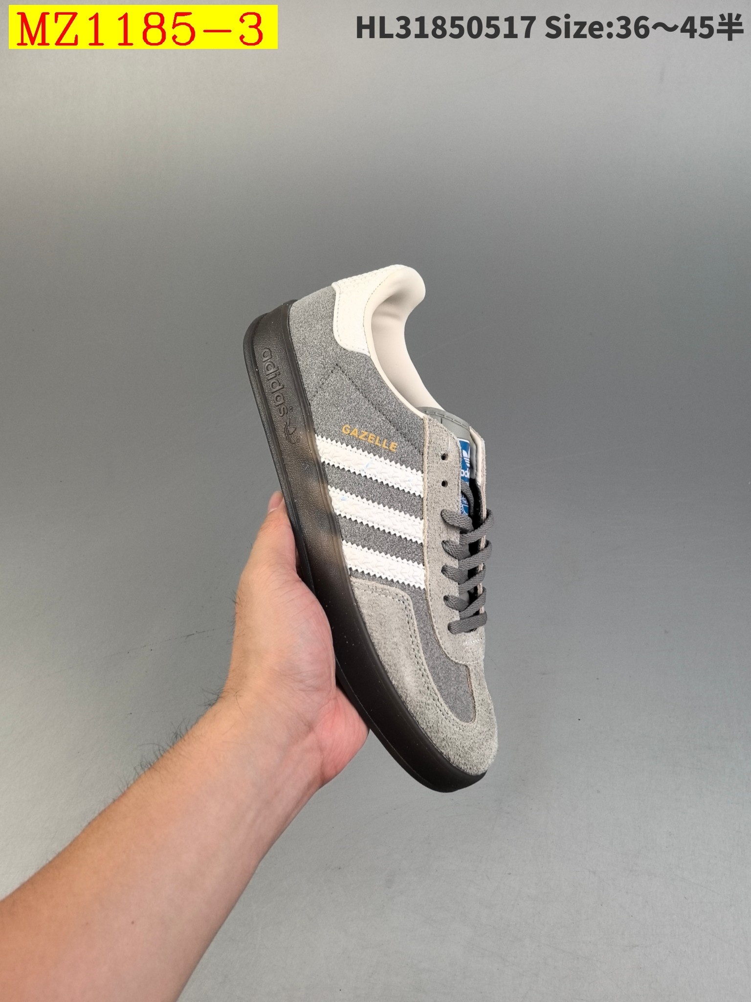 39$ Adidas Originals Gazelle color 1-18 size 36-45 half 818730 MZ1185 gallery