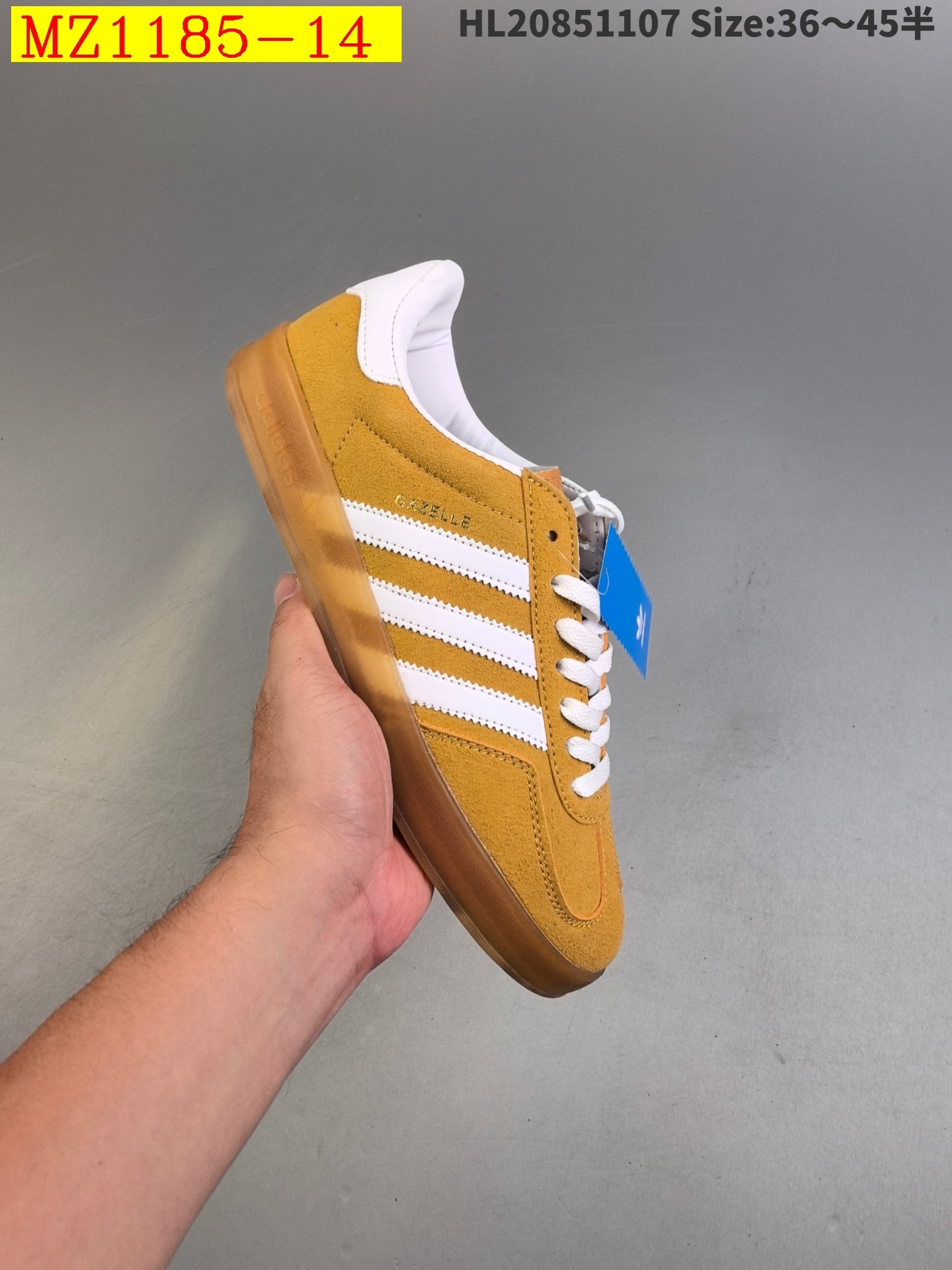 39$ Adidas Originals Gazelle color 1-18 size 36-45 half 818730 MZ1185 gallery