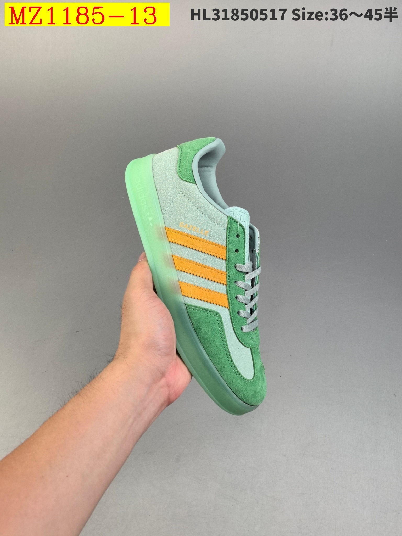 39$ Adidas Originals Gazelle color 1-18 size 36-45 half 818730 MZ1185 gallery