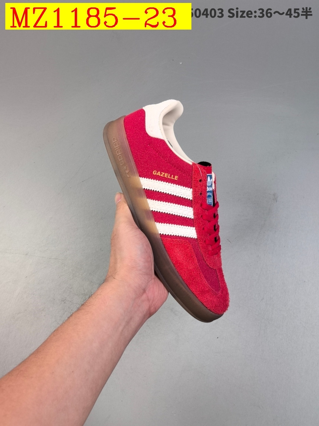 39$ Adidas Originals Gazelle color 1-27 size 36-45 half 818730 MZ1185 gallery