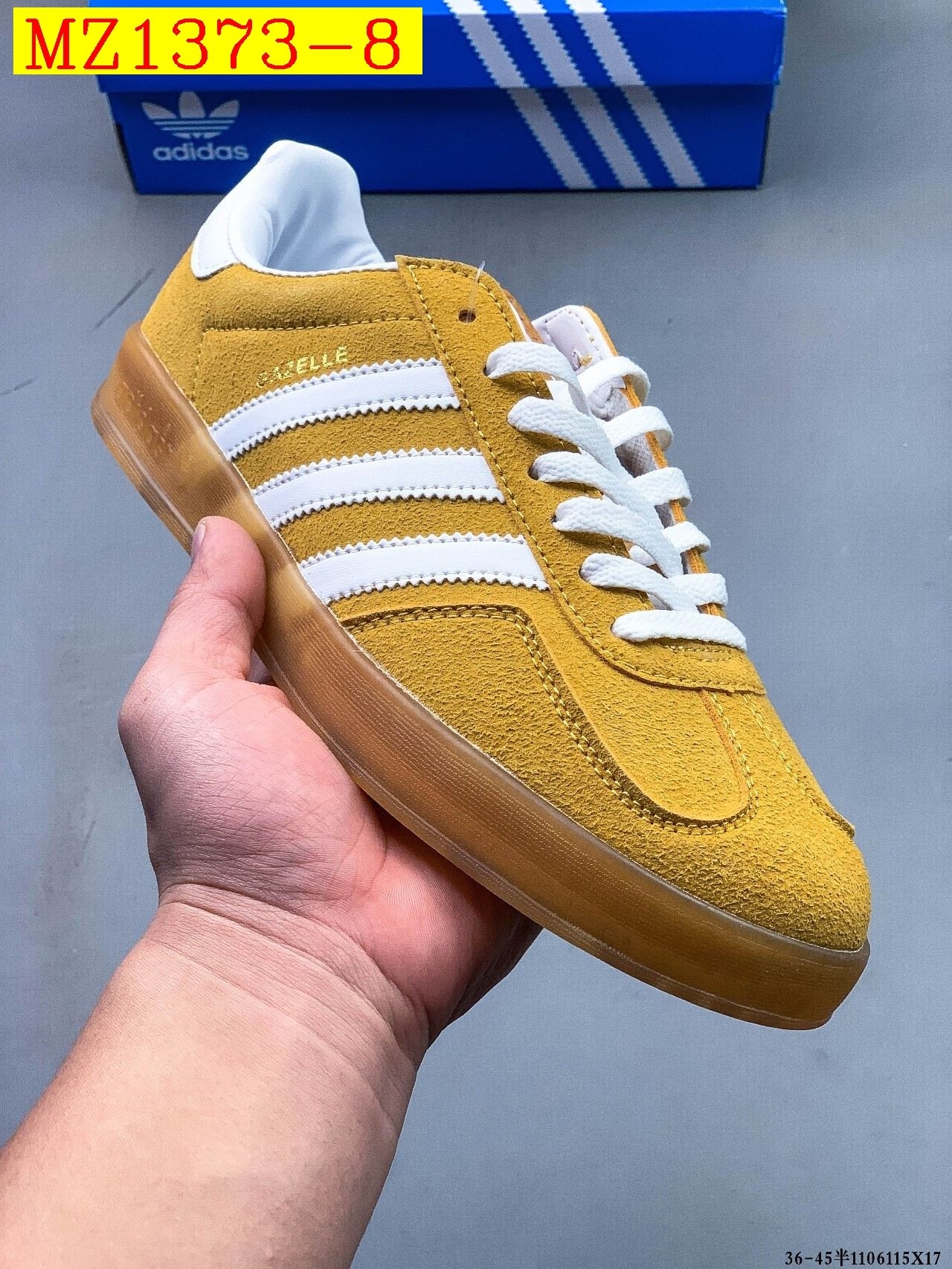 39$ Adidas Originals Gazelle size 36-45 half 614790 MZ1373 gallery