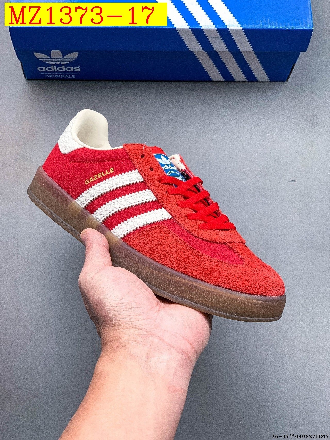39$ Adidas Originals Gazelle size 36-45 half 614790 MZ1373 gallery