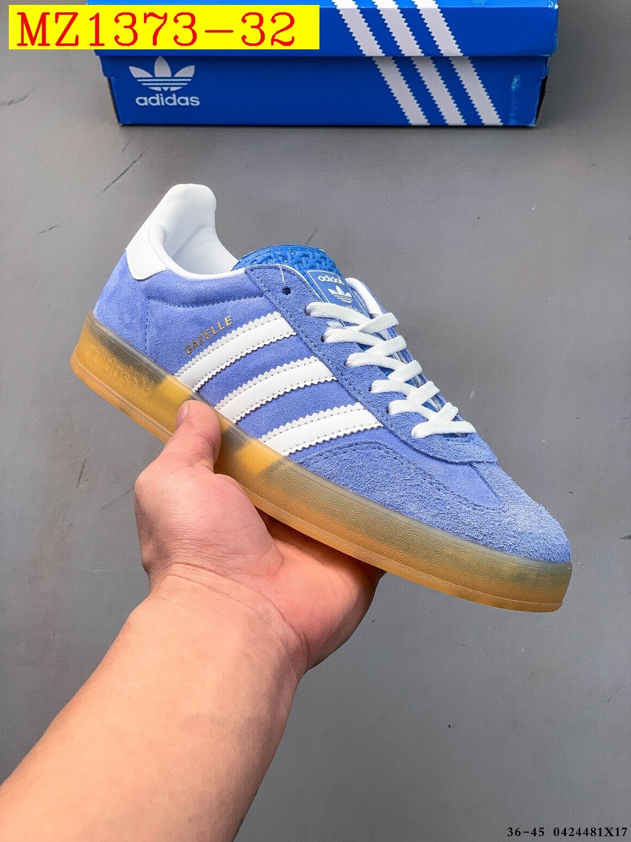 39$ Adidas Originals Gazelle size 36-45 half 614790 MZ1373 gallery