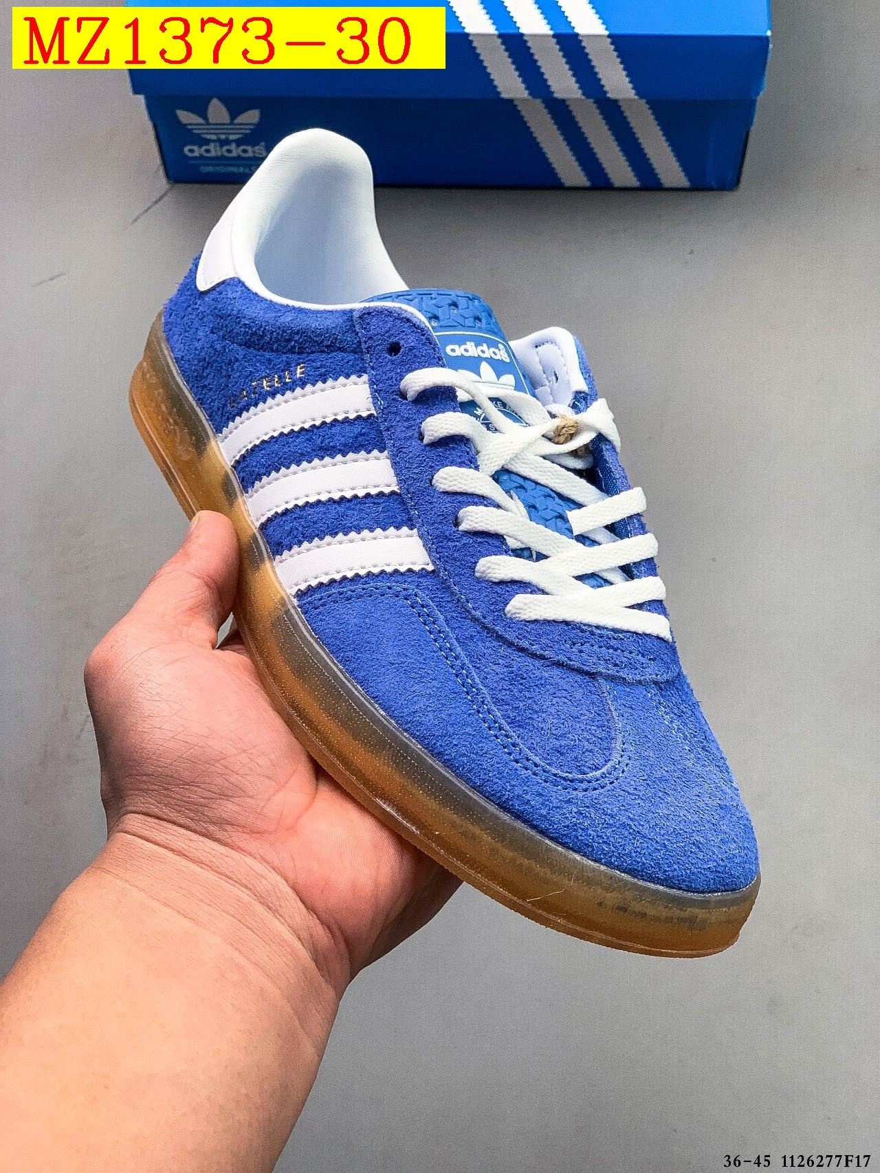 39$ Adidas Originals Gazelle size 36-45 half 614790 MZ1373 gallery