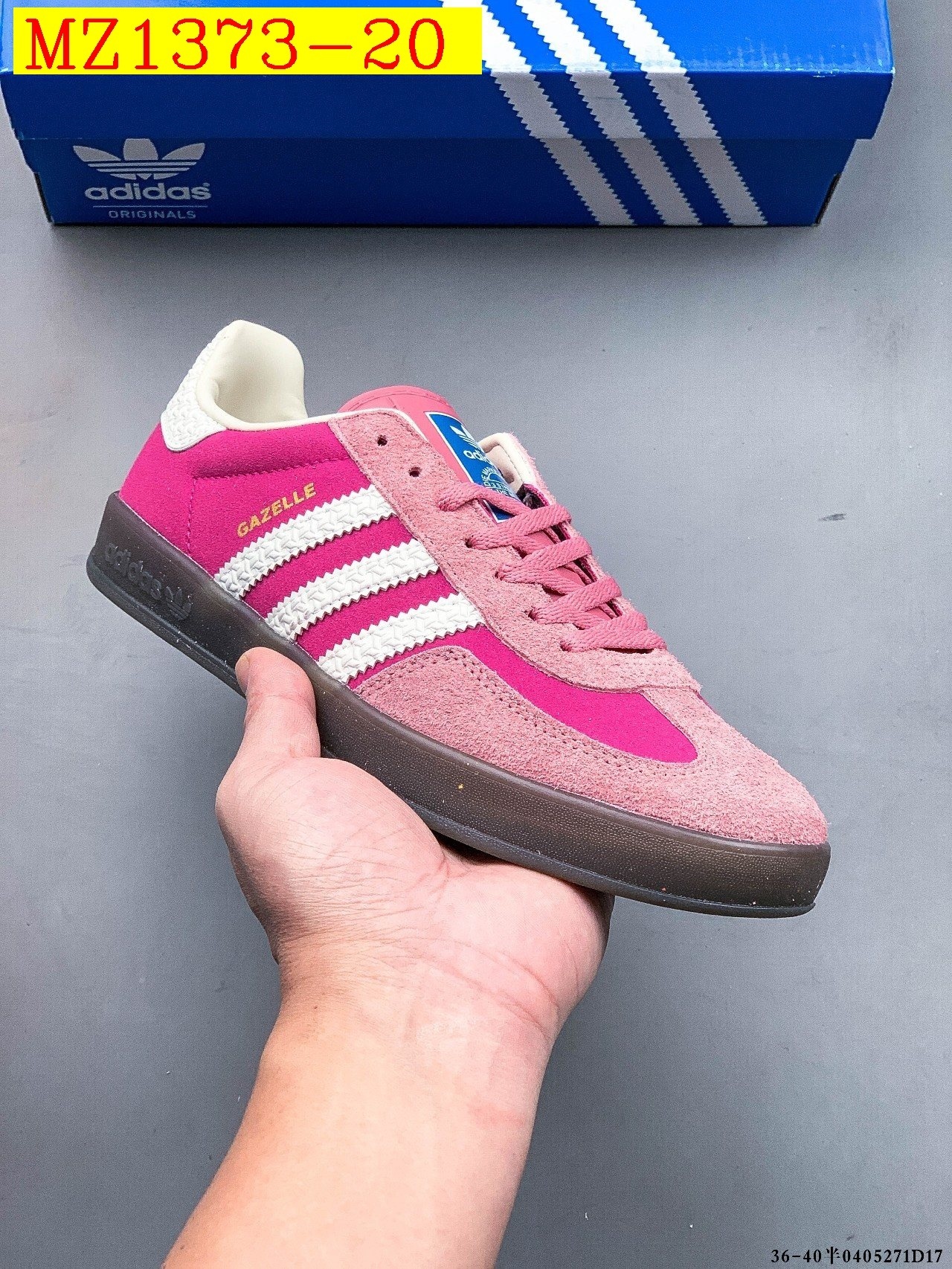 39$ Adidas Originals Gazelle size 36-45 half 614790 MZ1373 gallery