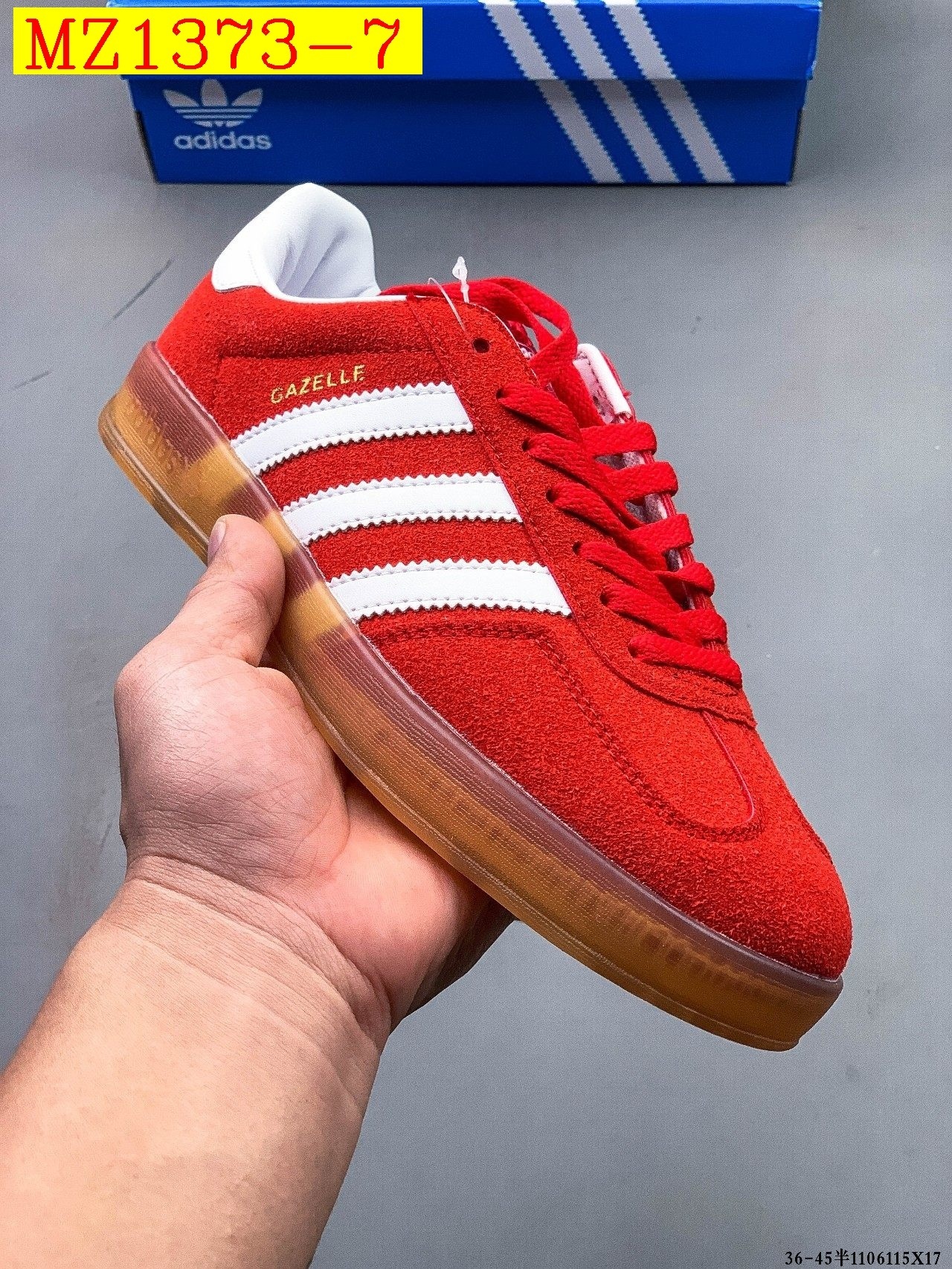 39$ Adidas Originals Gazelle size 36-45 half 614790 MZ1373 gallery