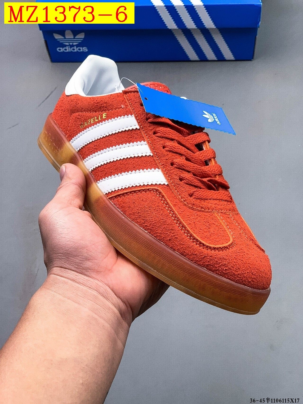 39$ Adidas Originals Gazelle size 36-45 half 614790 MZ1373 gallery