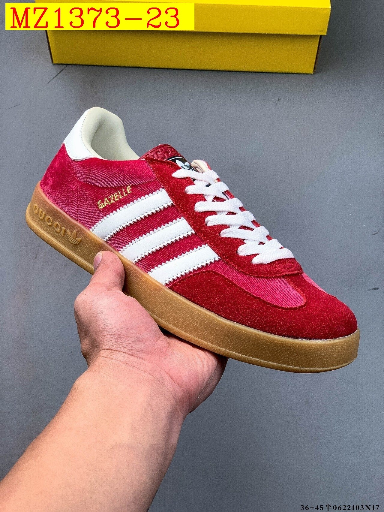 39$ Adidas Originals Gazelle size 36-45 half 614790 MZ1373 gallery