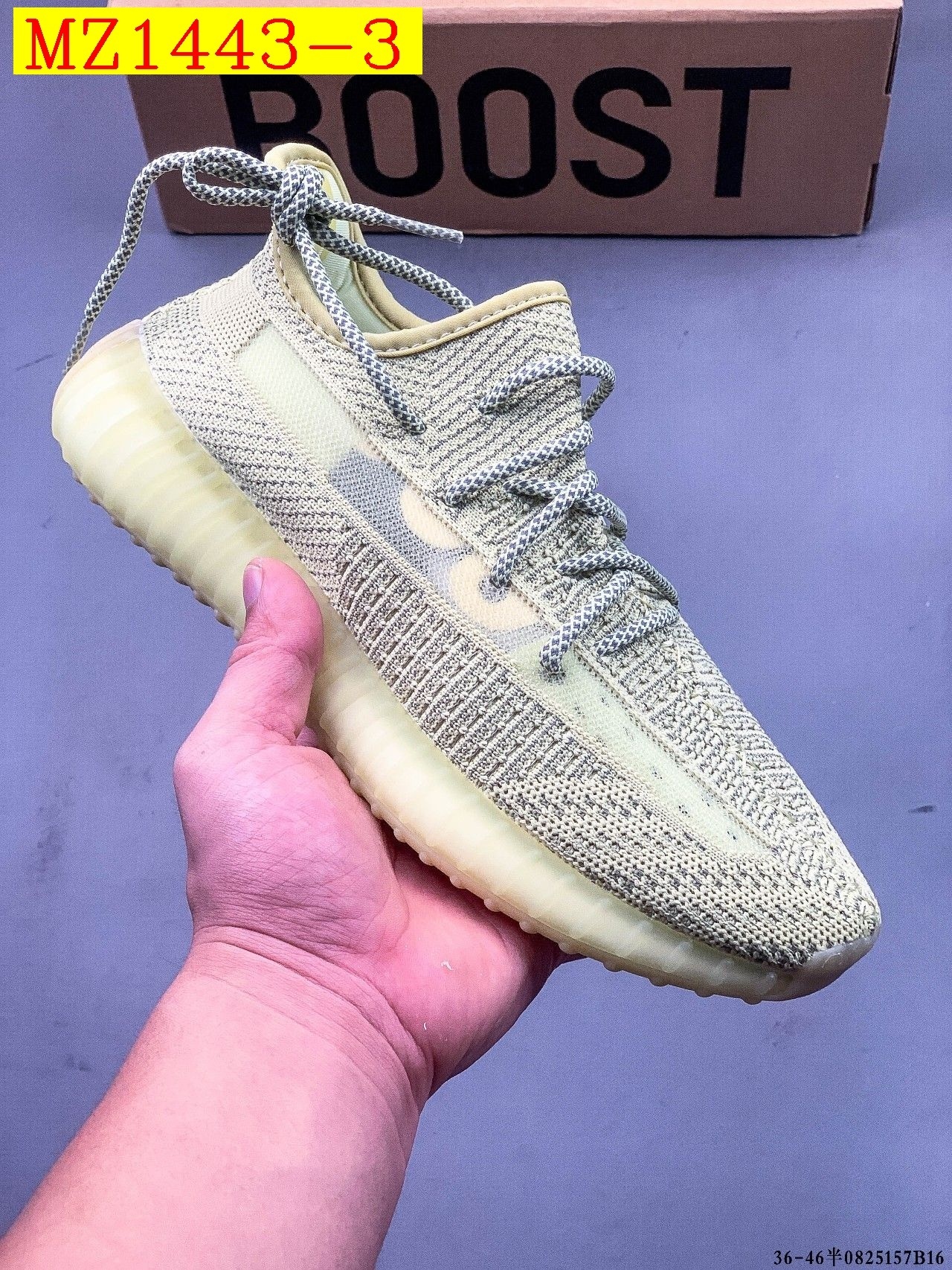 39$ Adidas YEEZY BOOST 350 V2 size 36-45 half 113620 MZ1443 gallery