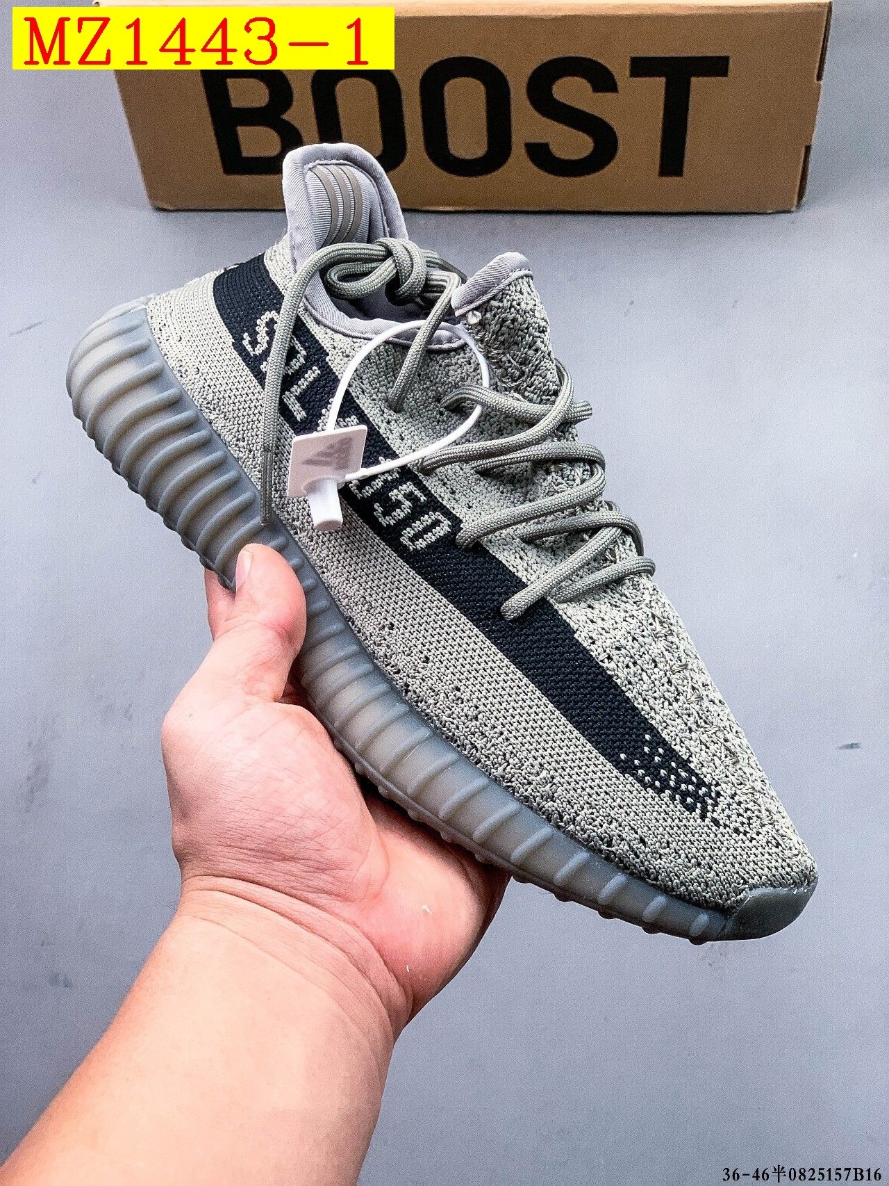 39$ Adidas YEEZY BOOST 350 V2 size 36-45 half 113620 MZ1443 gallery