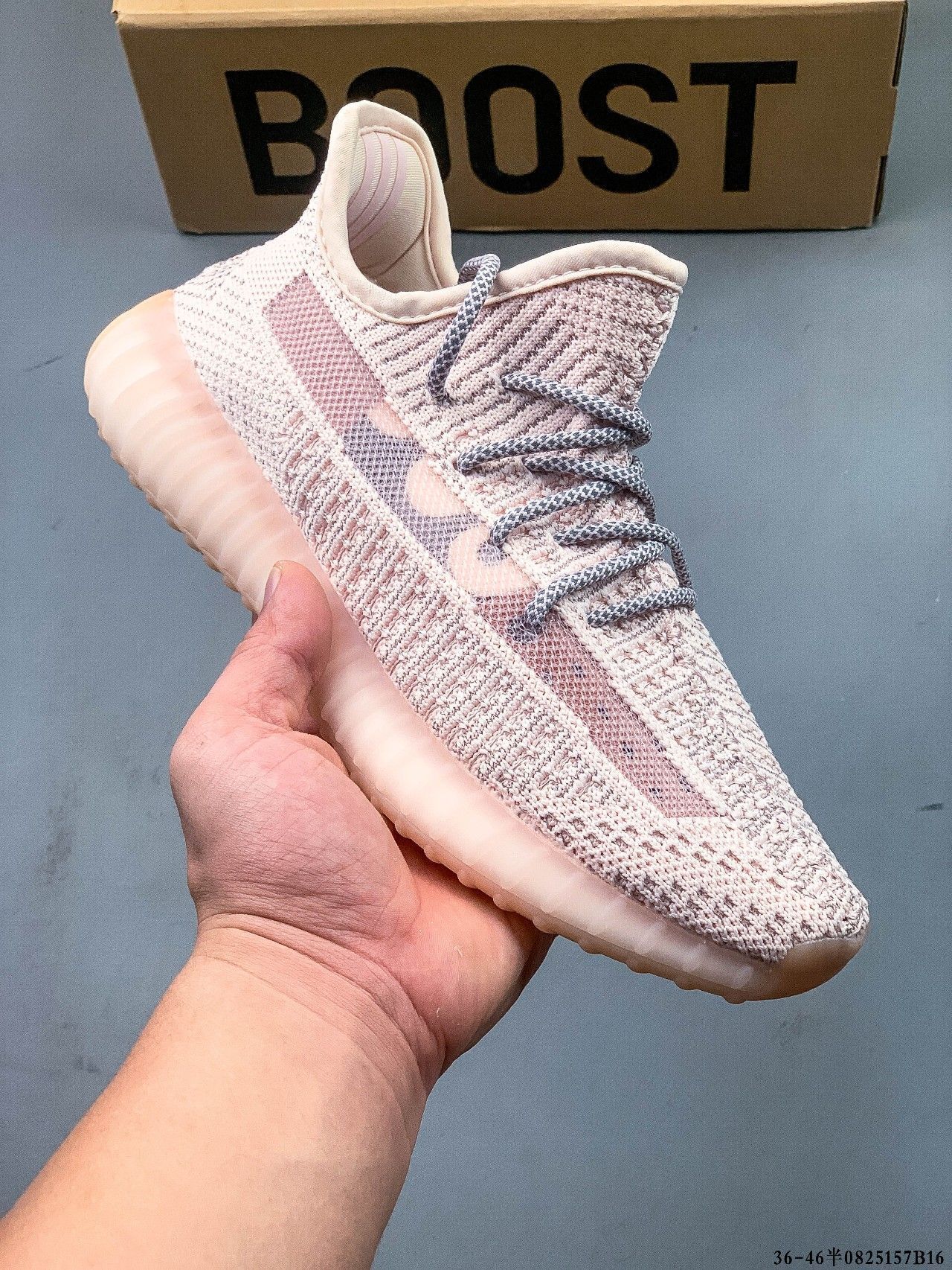 39$ Adidas YEEZY BOOST 350 V2 size 36-45 half 113620 MZ1443 gallery