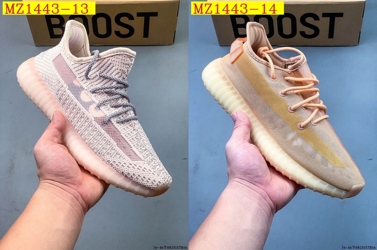 39$ Adidas YEEZY BOOST 350 V2 size 36-45 half 113620 MZ1443 gallery