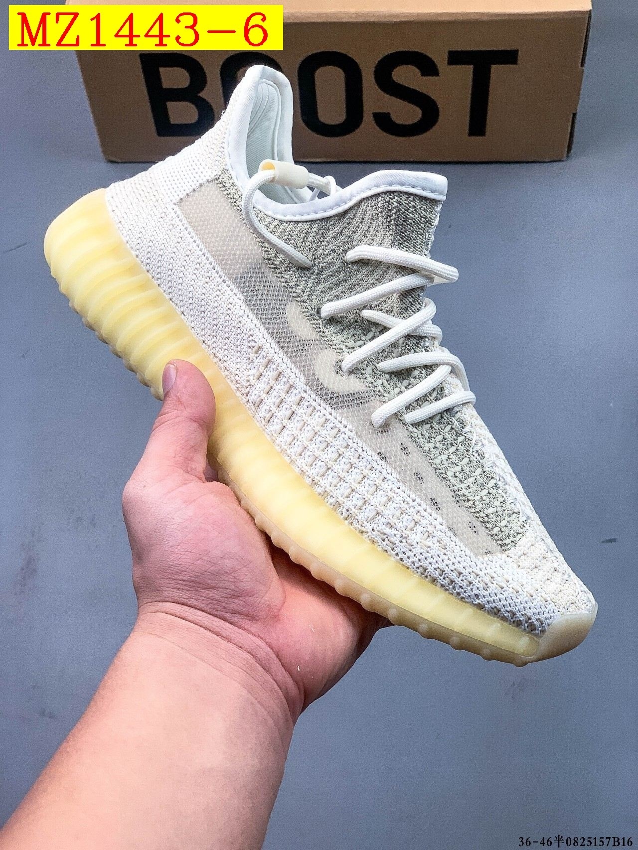 39$ Adidas YEEZY BOOST 350 V2 size 36-45 half 113620 MZ1443 gallery