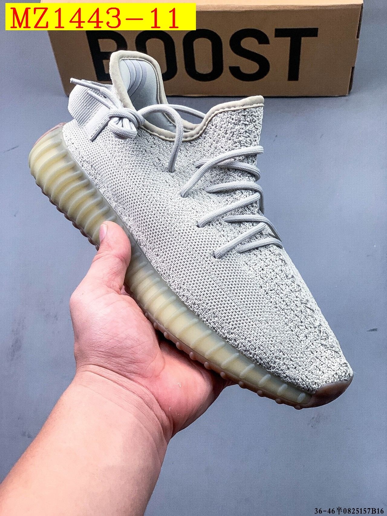39$ Adidas YEEZY BOOST 350 V2 size 36-45 half 113620 MZ1443 gallery