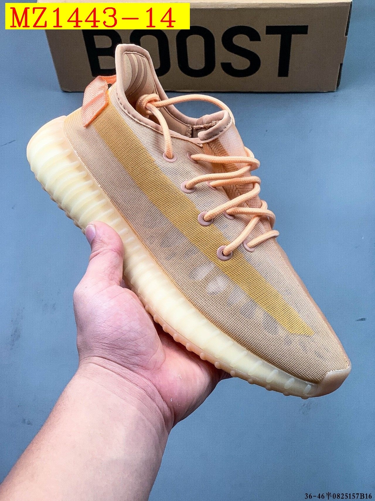 39$ Adidas YEEZY BOOST 350 V2 size 36-45 half 113620 MZ1443 gallery