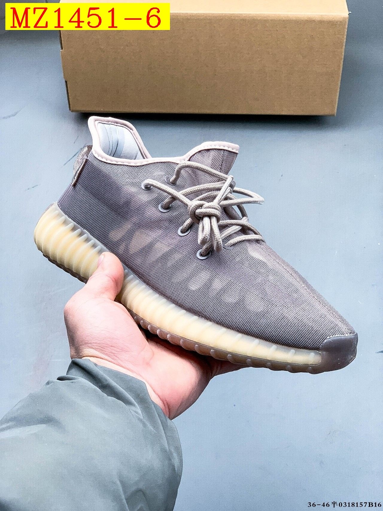 39$ Adidas YEEZY BOOST 350 V2 size 36-45 half 411610 MZ1451 gallery