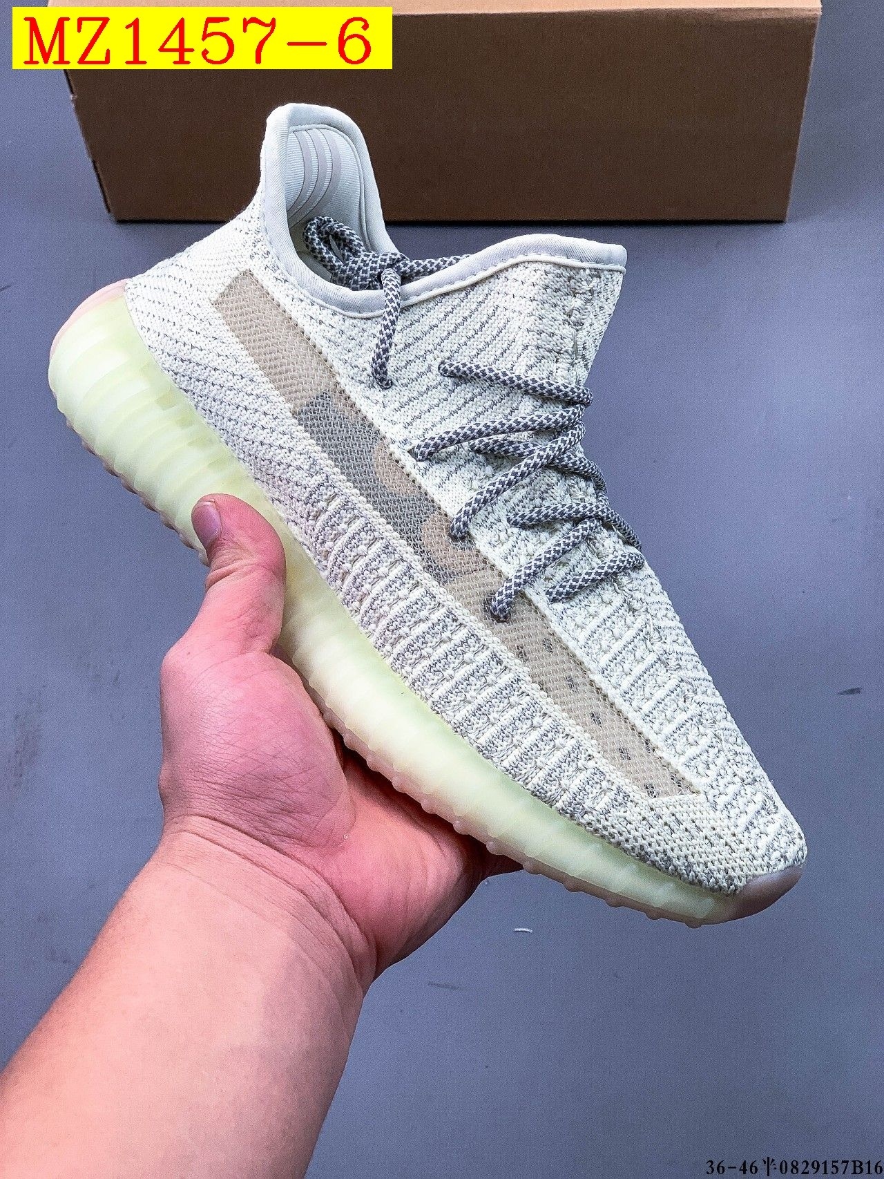 39$ Adidas YEEZY BOOST 350 V2 size 36-45 half 711660 MZ1457 gallery