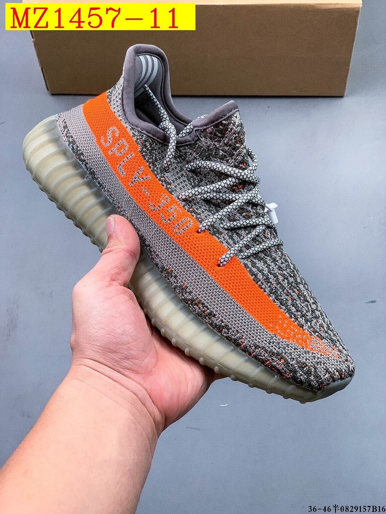 39$ Adidas YEEZY BOOST 350 V2 size 36-45 half 711660 MZ1457 gallery