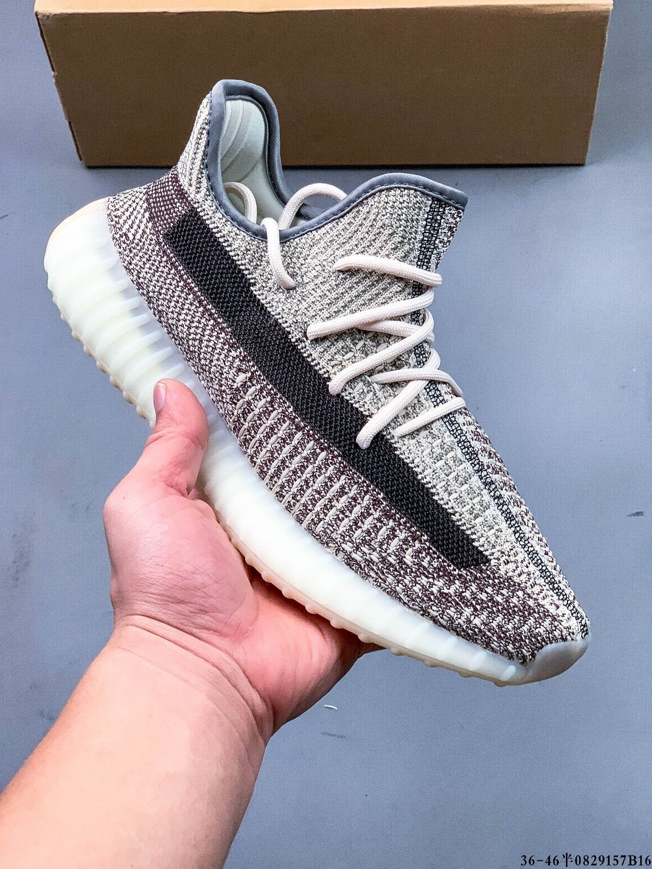 39$ Adidas YEEZY BOOST 350 V2 size 36-45 half 711660 MZ1457 gallery