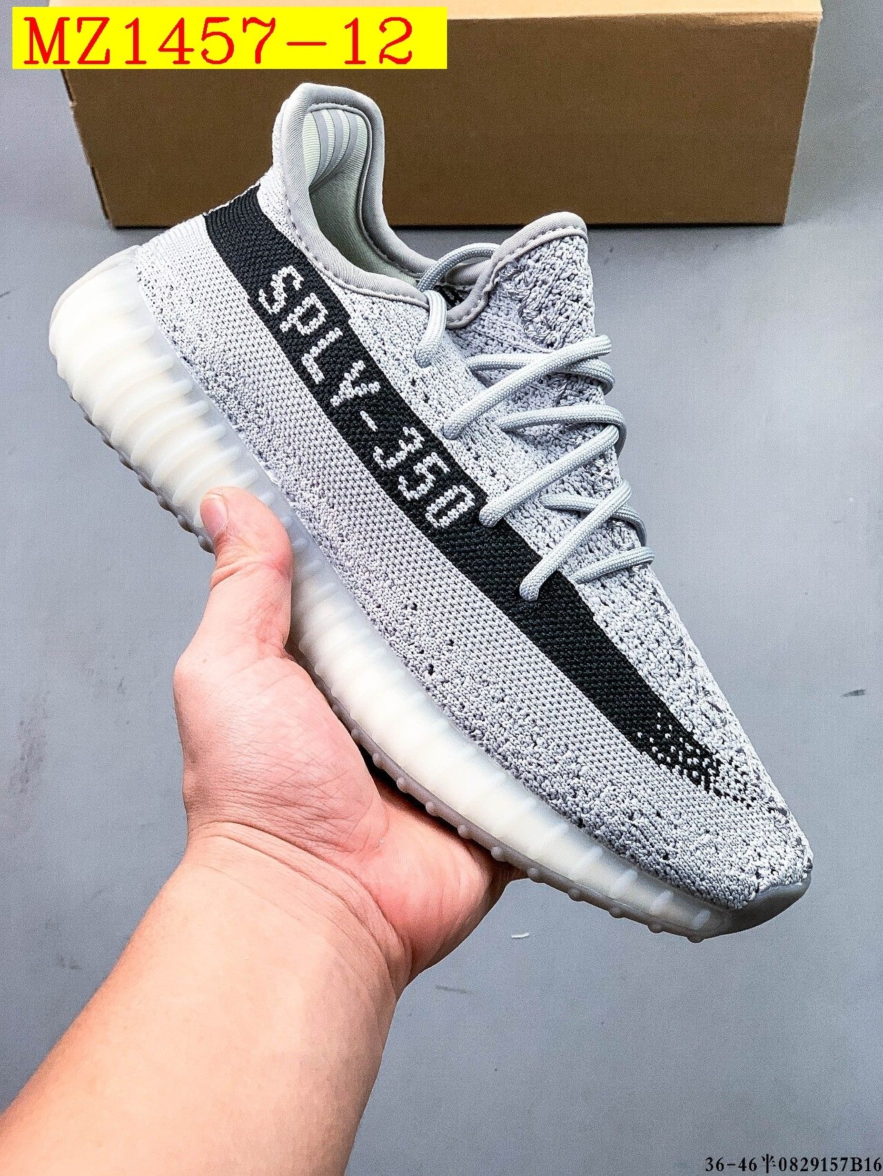 39$ Adidas YEEZY BOOST 350 V2 size 36-45 half 711660 MZ1457 gallery