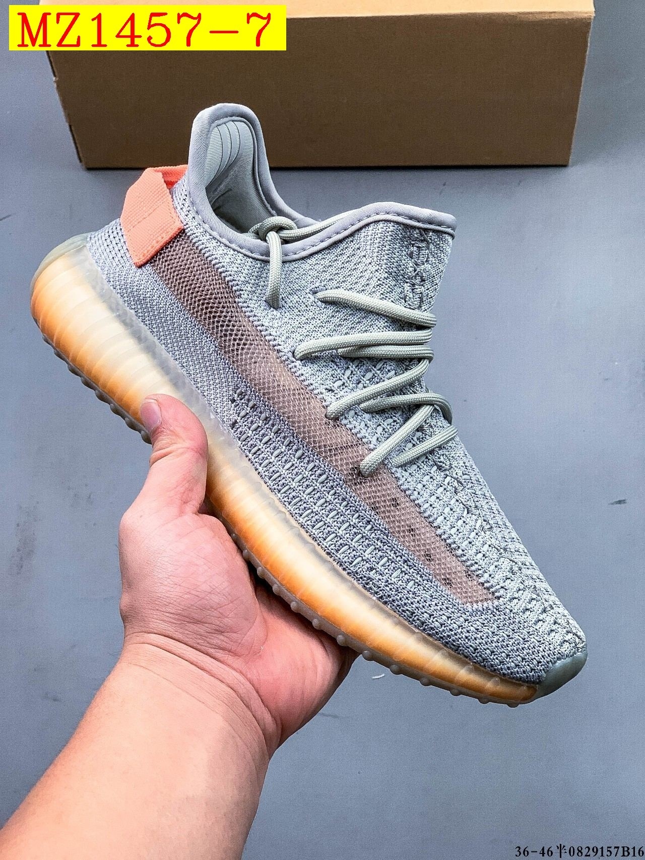39$ Adidas YEEZY BOOST 350 V2 size 36-45 half 711660 MZ1457 gallery