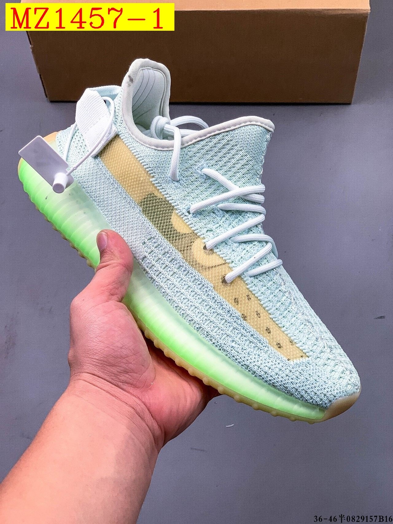 39$ Adidas YEEZY BOOST 350 V2 size 36-45 half 711660 MZ1457 gallery