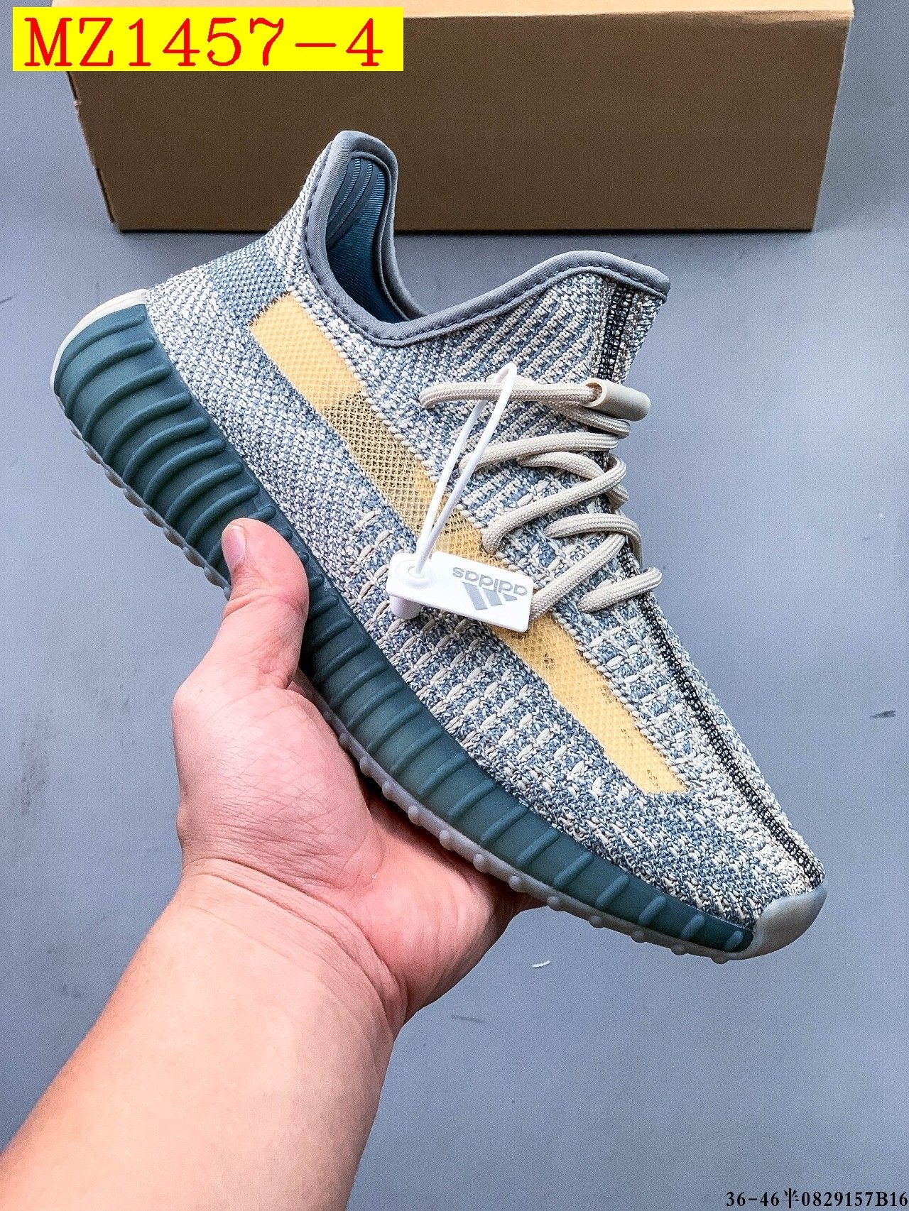 39$ Adidas YEEZY BOOST 350 V2 size 36-45 half 711660 MZ1457 gallery