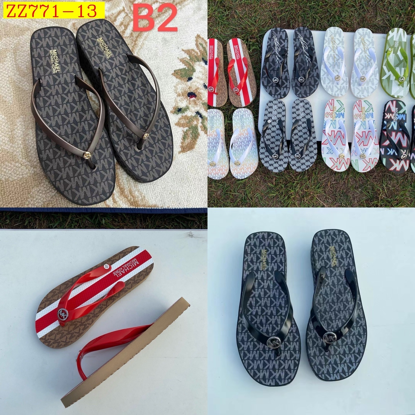 39$ MK Slippers Size 35-40 017700 ZZ771 gallery