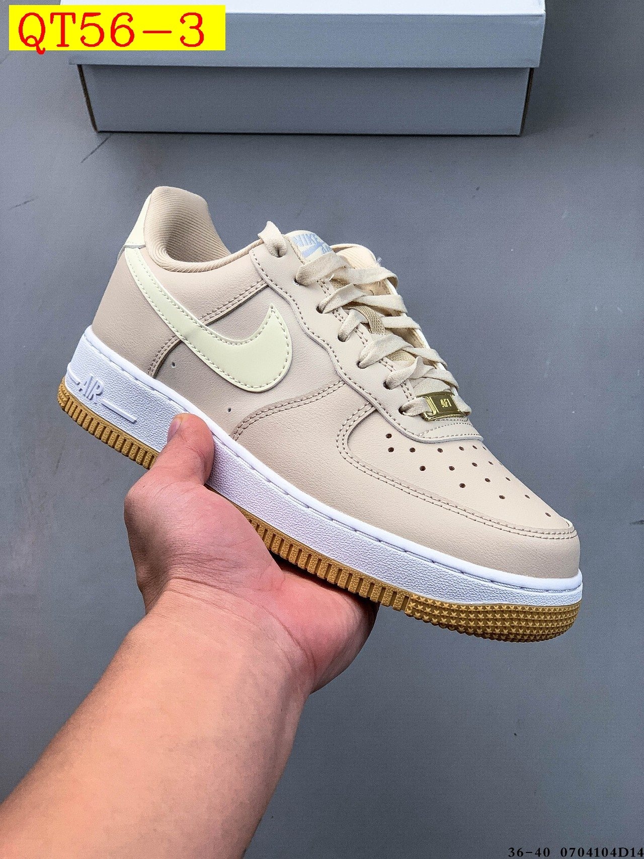 39$ Nike Air Force 1 Low size 36-45 half 419440 QT56 gallery