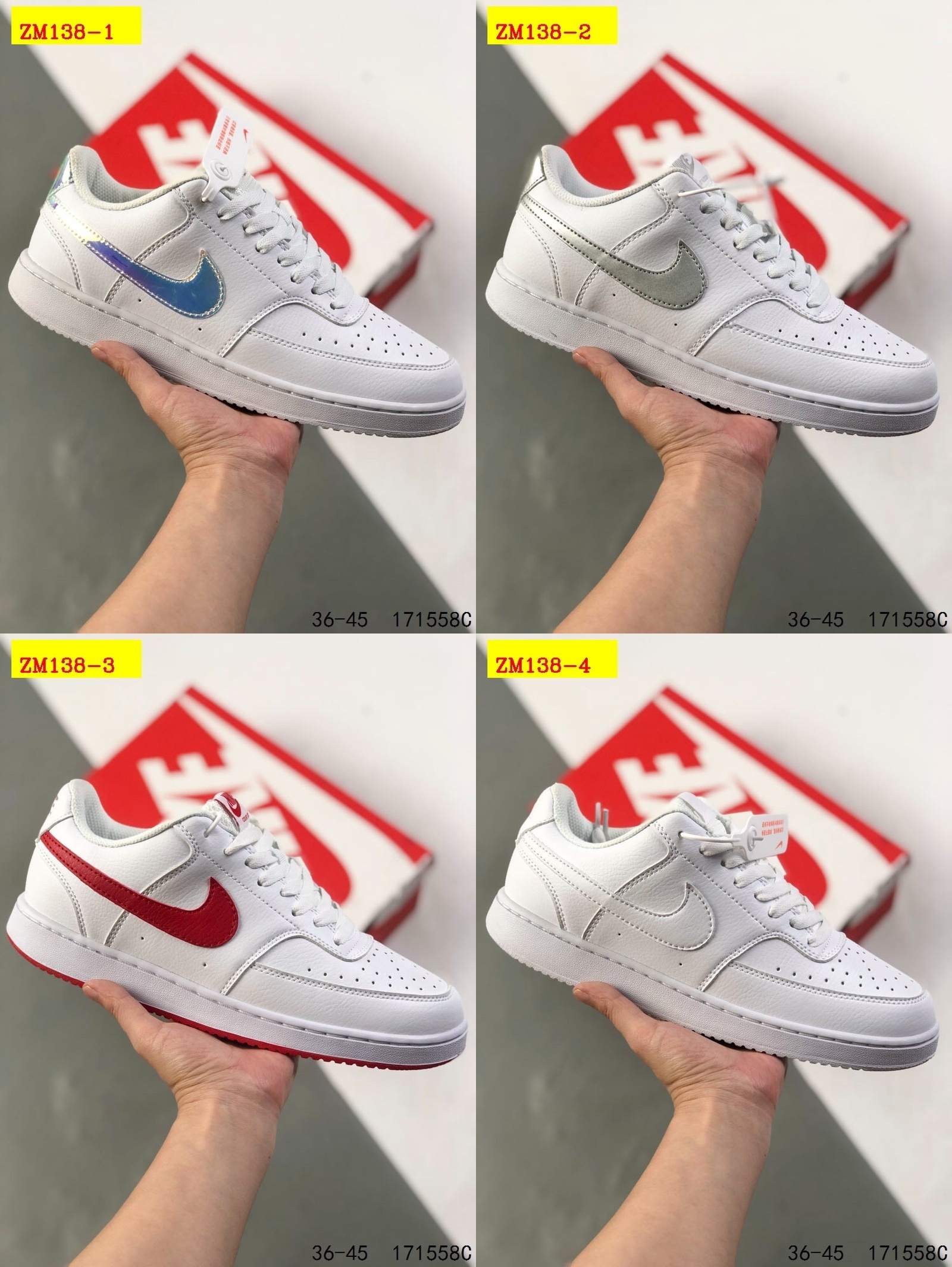 39$ Nike Court Vision Low size 36-45 917570 ZM138 gallery