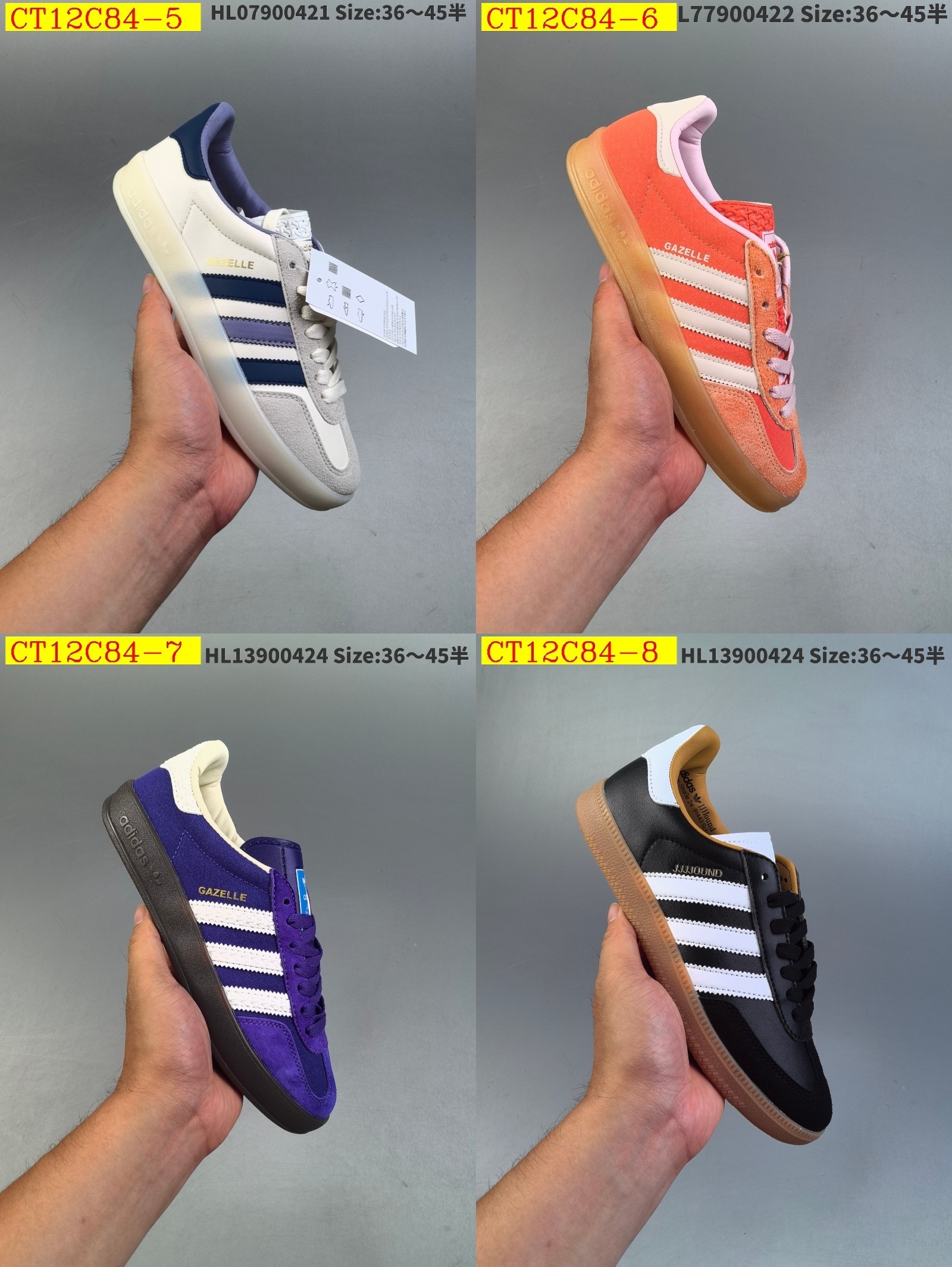 39$ new_dh adidas Originals Gazelle INdoor SIZE 36-45 41582023579 CT12C84 gallery