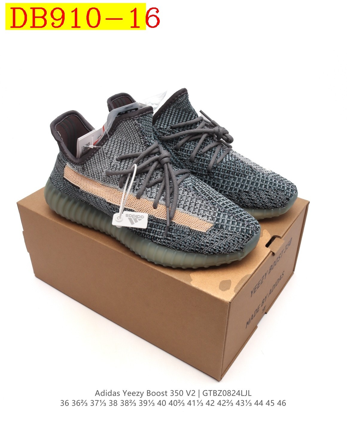 39$ new_dh adidas Yeezy Boost 350 V2 size 36-45 41261023573 DB910 gallery