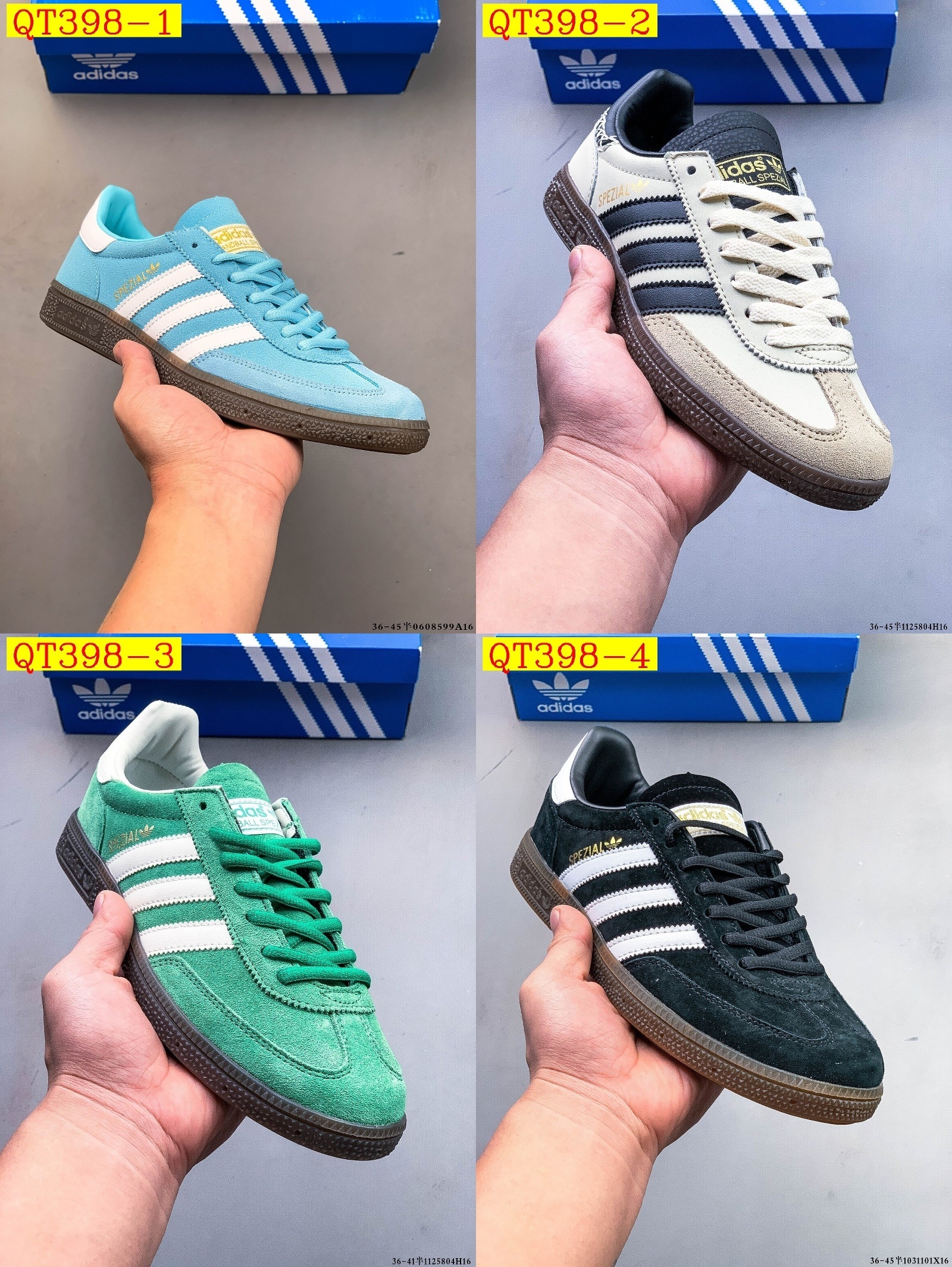 40$ Adidas HANDBALL SPEZIAL size 36-45 half 112630 QT398 gallery