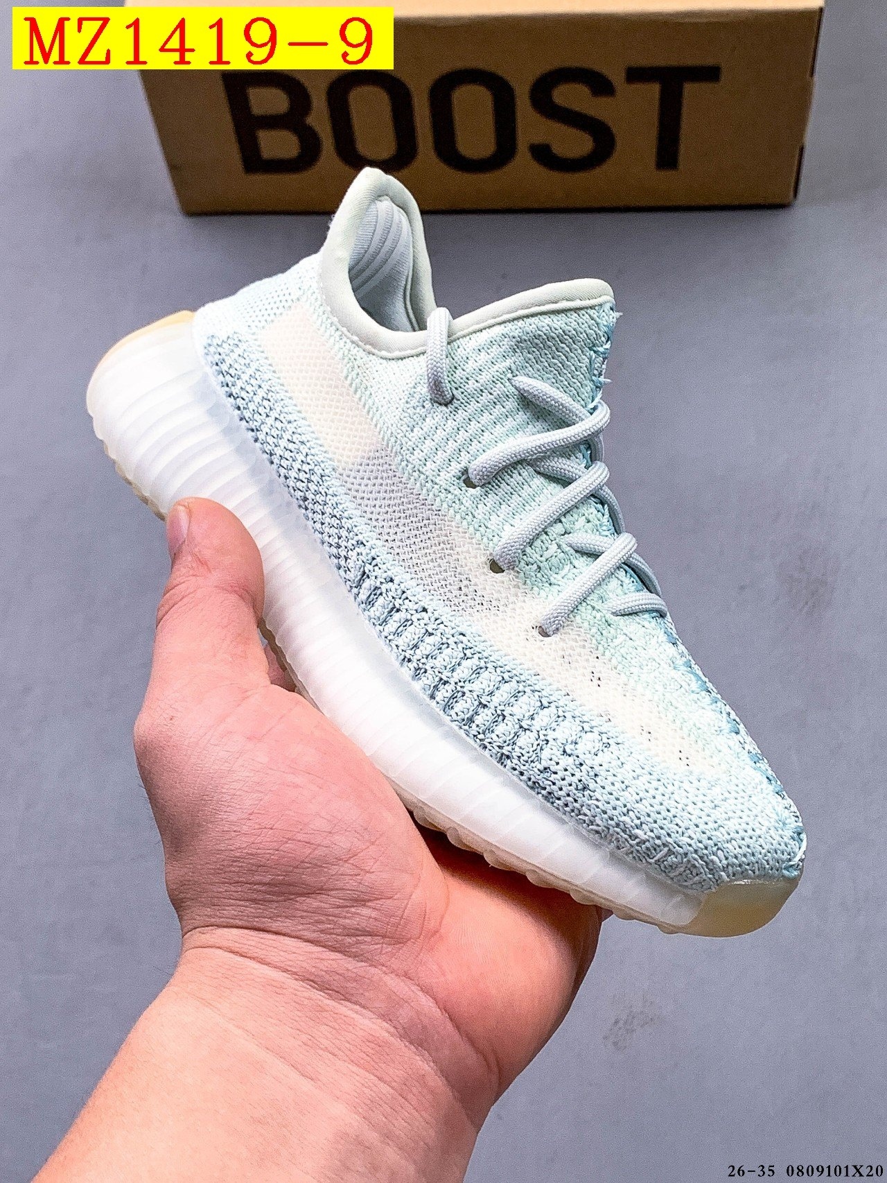 40$ Adidas YEEZY BOOST 350 V2 for kids size 26-35 626030 MZ1419 gallery