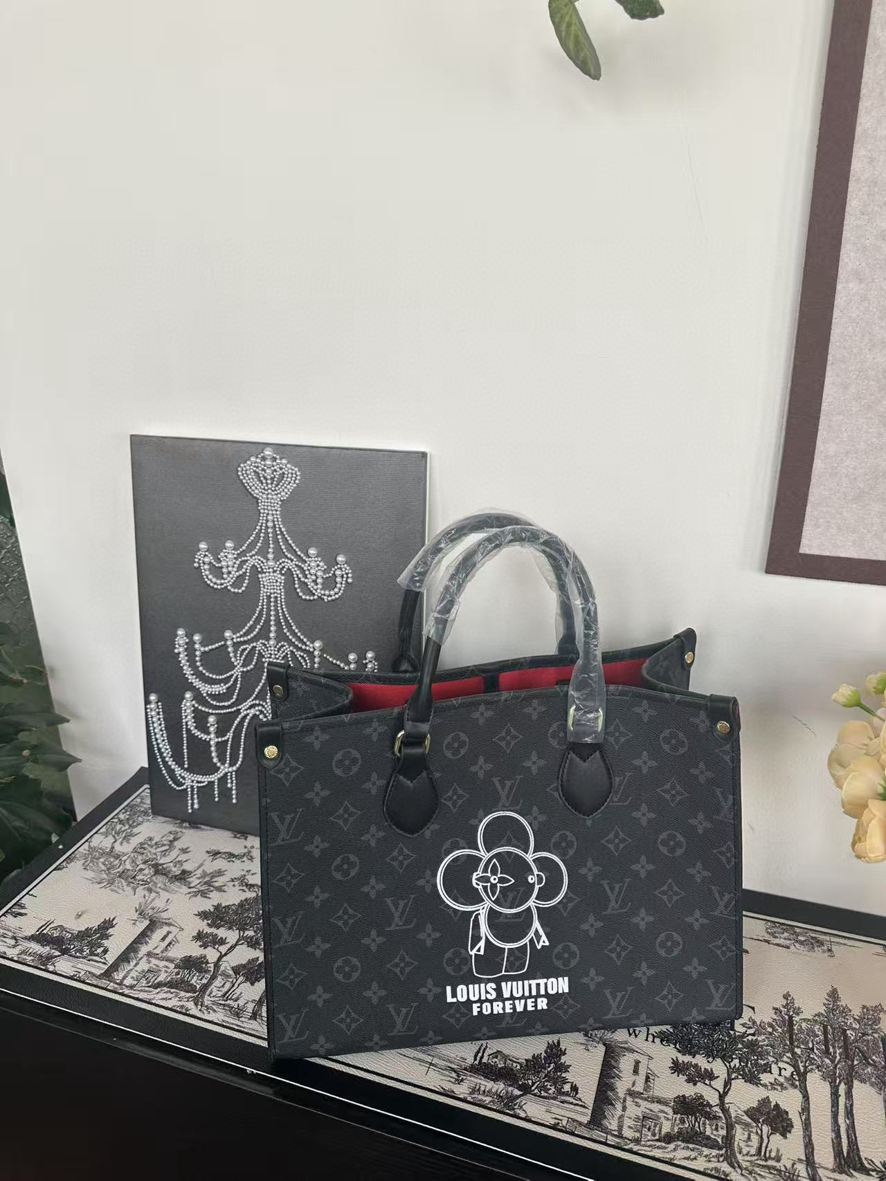 40$ Lv pu Tote bag size 35X27X15 CM 013770 DX710 gallery