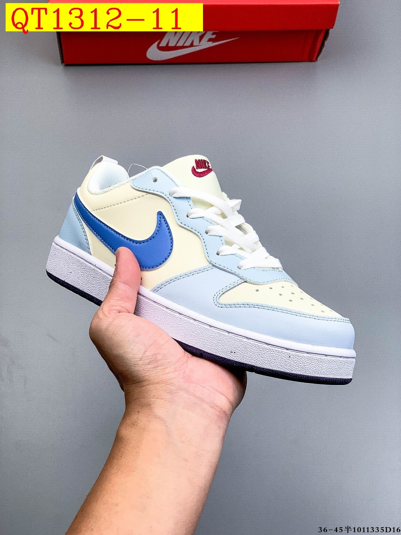 40$ Nike Court Borough Low Size 36-45 811600 QT1312 gallery