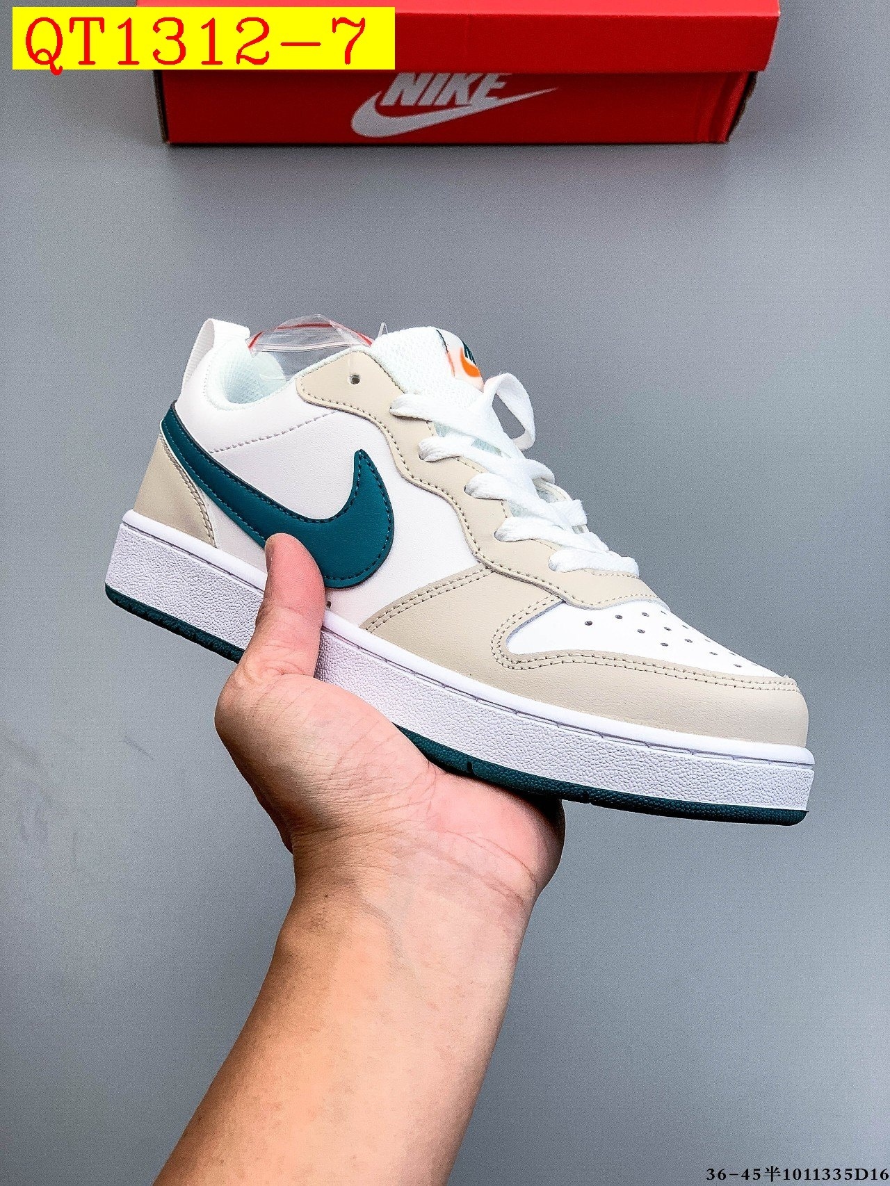 40$ Nike Court Borough Low Size 36-45 811600 QT1312 gallery